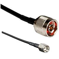 Linx Technologies - TE Connectivity C58LL-RPSM-2438-NM RF Cable Assemblies RPSMA Mal, N Mal w/ 8' RG-58 Low Loss