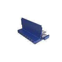 Amphenol FCI 65801-008LF Connectors Clincher&trade; Flex Connectors, Receptacle Assembly, Single Row, 8 Positions, 2.54mm (.100in) Pitch.