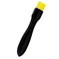 Menda 36094 Cleaning ESD BRUSH, DISSIPATIVE, FLAT HANDLE, YELLOW  NYLON, HARD BRISTLES, 3/4 IN