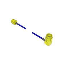 Samtec RF405-01SP1-01RP1-0166 RF Cable Assemblies 50 Ohm RF Cable Assembly, 24 AWG Semi-Flexible Cable