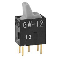 NKK Switches GW12LHP Paddle Switches SPDT ON-ON GRY PADDLE ACTUATOR