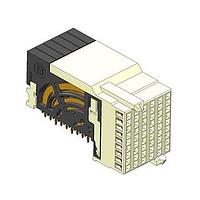 Amphenol FCI 10115910-101LF Receptacles VSe AIRMAX R/A RCPT 54P, SMALL PRESS-FIT