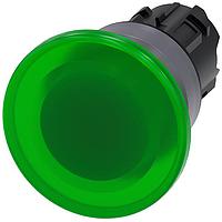 SIEMENS A6X30138577 Mushroom ILLUM. MUSHROOM PUSHBUTTON. 40MM. GREEN