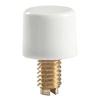 NKK Switches AT078B Button .315" RND WHT CAP