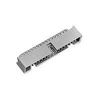 AMP Connectors - TE Connectivity 1-1761682-1 Shrouded IDC LOW PRO HDR 34P RA HT BLACK