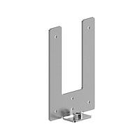 Banner Engineering SMBLBCZB Sensor Hardware Bracket: U-shaped bracket for mounting; EZ-ARRAY emitter/receiver 67 mm apart; 8-ga. (4 mm) Cold-rolled Steel, Black Zinc Plated