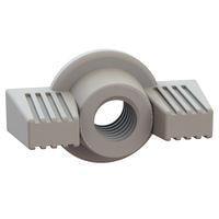 Essentra Components 06M040070DWN Wing Nut Deco Wing Nut, M4 X .7 Thread, 8mm Height