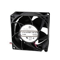Same Sky (formerly CUI Devices) CFM-9238BF68-180-585-20 DC Axial Fan 92 mm square, 38 mm, 12 Vdc, ball, 8000 RPM, 108.9 CFM, TS, IP68