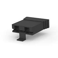 AMP Connectors - TE Connectivity 521702-2 Terminals 250 FASTON HSG. REC. 9.8MM2P BLACK