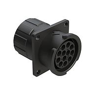 Amphenol SINE Systems FLS014N12SHEC03 Connectors 12 POS SQUARE FLANGE RECEPT