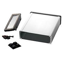 Hammond Manufacturing 1457L1202E EMI/RFI Shielded EMI/RFI Alum/Flanged 4.73x4.09x1.26"Clear