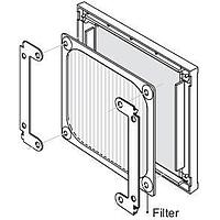 ebm-papst 10020-1-5170 Filter 0.25" Plastic Filter with Foam Pad for Fans Size 80mm, Polyurethane, 45PPI