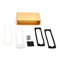 Bud Industries EXN-23359-GDP PCB Enclosure Extruded Aluminum Enclosure Gold with Plastic Cover (1.6 X 5.8 X 3.5 In)