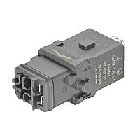 HARTING 09100033106 Inserts HAN 1A 3+PE FML SHLD INSRT FOR LOCK LVR
