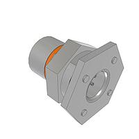 Samtec ACRK-12-02-G-S-C-P-1 Connector Kits AccliMate IP68 Sealed Circular Receptacle Panel Assembly, 12 mm Shell, Field Termination Kit