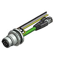 Amphenol CONEC 57-02164 Ethernet Cables / Networking Cables ENP-17-1-FSH1PST3PEDBU4-45S-RS8.33-2/2/G6/150/034