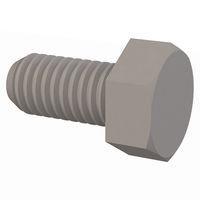 Essentra Components 50M050080J010 Machine Screw Hex Unslotted Bolt, M5 X .8 Thread, 10mm Lg