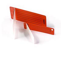 HellermannTyton CT1503X2 Self-Laminating Tag Self-Laminating Tag, Generic Write-On, Blank Lines, 4.0" x 1.5", Orange, 25/pkg