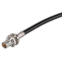 HUBER+SUHNER 24_BNC-75-4-18/133_NE Connectors BNC straight bulkhead cable jack(f)