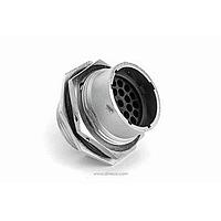 Amphenol SINE Systems RT071823PNH03 Connectors Receptacle, Jam Nut, 23 Position, Male, Shell Size 18, with Silicone Seal