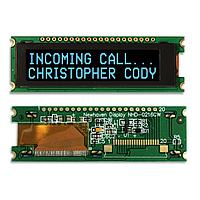 Newhaven Display NHD-0216CW-AB3 OLED Displays 2x16 Blue Slim Character OLED
