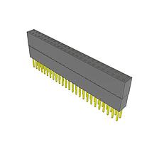 Samtec ESQ-125-34-G-D Sockets Elevated Socket Strip