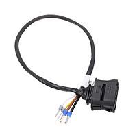 ebm-papst 02040-4-1021 Cord Fan Power Cord Terminal Receptacle 180, Straight 18.1" Wire End Ferrules