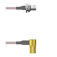 Amphenol Custom Cable Q-0103R0001024i RF Cable Assemblies BNC-SJB/SMB-RP G178 24I