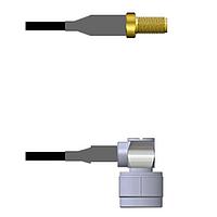Amphenol Custom Cable Q-2Z02F0008036i RF Cable Assemblies SMA-SJ/N-RP RG58 36I