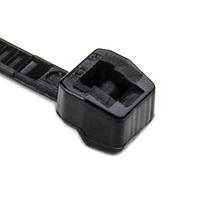 HellermannTyton 118-04700 Serrated, Outside T18ROS OUTSIDE SERR TIE BLK