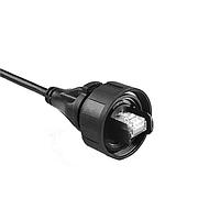 Bulgin PX0896/3M00 Cat 6 Flex Conn IP68 RJ45 to Bare End 3M Cbl