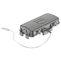 HARTING 09307165425 Heavy Duty Power Connectors 16B PROTECT COVER DIECAST F/HOODS BLK