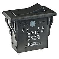 NKK Switches WR15AS Rocker Switches Invalid Part No. SOLDER LUG SEALED