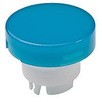 NKK Switches AT3002GB Cap, Rectangular RND BLUE LENS FOR YB W/ INCANDESCENT LAM