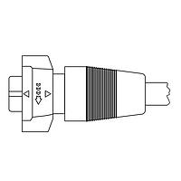 CONXALL CA62805PP07990 Specialized Cables Mini-Con-X Insta-Click 5#20 Pin Straight 79"