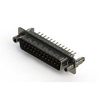 EDAC 627-M25-220-BN6 D-Sub Connectors - Standard Density Vertical Machined D-Sub Connectors