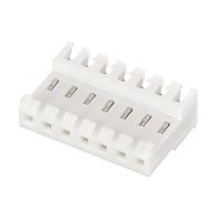 AMP Connectors - TE Connectivity 3-644468-7 Receptacle Housing FEED THRU W TAB 7P L.R. natural 24 AWG