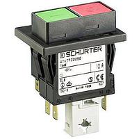 Schurter 4430.2685 Circuit Breakers Circuit Breaker for Equipment Thermal, 3 pole, Push Button Actuation. Snap in or Flange Mount