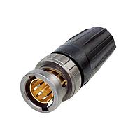 NEUTRIK NBNC75BUU11X Connectors Cable end BNC rearTWIST -Cable O.D. 4 - 8mm - antraloy plating - 75 Ohm UHD