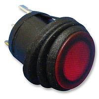 Shin Chin R13-112B8W-02-BRR-N2 Rocker Switches 3P SPST ILLUM RED