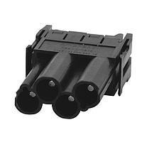 Amphenol Tuchel C146 10A004 500 15 Modules male insert 4 pole