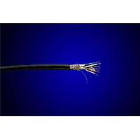 Alpha Wire 6457 BK002 Industrial Data 22 AWG 4 Conductor Data and Bus Cable, Foil/Braid, 500ft Black
