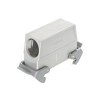 HARTING 19628240538 Accessories 24B EMC Hood Side Entry, Double Lever w/ levers on hood, High Construction, M40