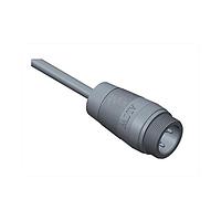 Amphenol LTW 1CB-04BMMM-SL6A05 Sensor Cables / Actuator Cables Ceres, Middle Size, Plastic, 10A, 04 pins, Male Connector, Male Contact, Straight, Screw Thread, Overmolded, Length 5000mm, IP66