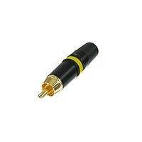 REAN NYS373-4 RCA Phono Connectors RCA plug; gold cont. Yellow REAN