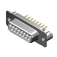 Molex / FCT 173109-1323 D-Sub Connectors - Standard Density FCT DSUB STR PC RCPT 15 PN W/CLINCH