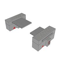 Samtec FFSD-05-D-07.00-01-N IDC Socket Cable .050" Low Profile Tiger Eye(TM) IDC Ribbon Cable Assembly