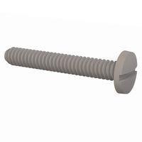 Essentra Components 010256B056 Machine Screw Binder Slotted Screw, #2-56 Thread, 9/16 in Lg