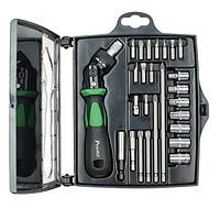 Pro'skit SD2314M 25 In 1 Reversible RatchetScrewdriverW/Bits & SocketsSet