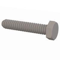 Essentra Components 011024H100 Cap Screw Hex Unslotted Bolt, #10-24 Thread, 1 Lg